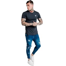 тениска,мъжки,тениски,дамски,тениски,siksilk,18058,short,sleeve,t,shirt,grey,(blue)