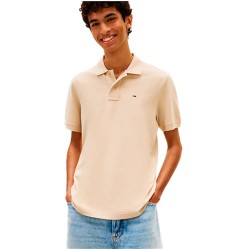 дамски,блузи,с,яка,мъжки,блузи,с,яка,tommy,hilfiger,dm0dm22711,short,sleeve,polo,beige,(white,clay)