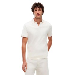 Tommy hilfiger MW0MW42745 short sleeve polo - White (Ivory Petal) дамски,блузи,с,яка,мъжки,блузи,с,яка,tommy,hilfiger,mw0mw42745,short,sleeve,polo,white,(ivory,petal)