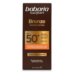 козметика,за,защита,от,слънце,babaria,bronze,sunscreen,fluid,spf,50,40ml,clear,(multicolor)