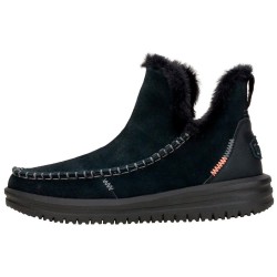 дамски,боти,мъжки,боти,hey,dude,camden,suede,booties,black,(black,black)