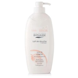 козметика,за,овлажняване,byphasse,caresse,coconut,shower,1l,moisturizer,white