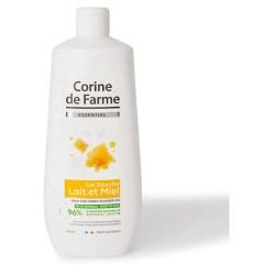 хигиена,тяло,corine,de,farme,milk,&,honey,750ml,shower,gel,clear