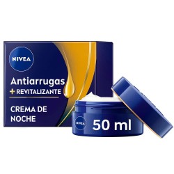 Nivea Anti-Wrinkle 55+ Revitalizing Night 50ml facial cream - Clear специфични,козметични,продукти,nivea,anti,wrinkle,55+,revitalizing,night,50ml,facial,cream,clear