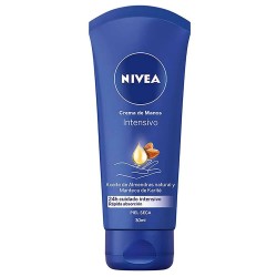 козметика,за,овлажняване,nivea,intensive,almond,oil,care,30ml,hand,cream,blue