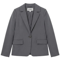 Сако Balmohk 30000966 blazer - Grey (Soft Grey) сако,дамски,сака,balmohk,30000966,blazer,grey,(soft,grey)