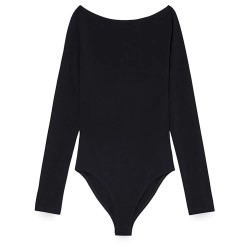 Balmohk 30001060 Long Sleeve Body - Black (Black) дамски,бодита,balmohk,30001060,long,sleeve,body,black,(black)