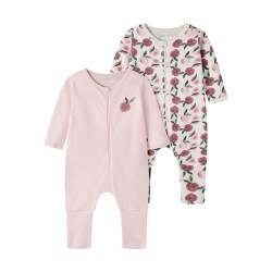 Пижама Name it Peaches long sleeve pyjama 2 units - Pink (Jet Stream / Parfait Pink) пижама,детски,пижами,name,it,peaches,long,sleeve,pyjama,2,units,pink,(jet,stream,parfait,pink)