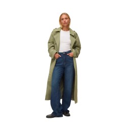 Палто Vero moda Chloe Long trench coat - Green (Oil Green) палто,мъжки,якета,vero,moda,chloe,long,trench,coat,green,(oil,green)