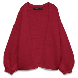 Жилетка Vero moda Maybe cardigan - Red (Biking Red) жилетка,мъжки,пуловери,дамски,пуловери,vero,moda,maybe,cardigan,red,(biking,red)