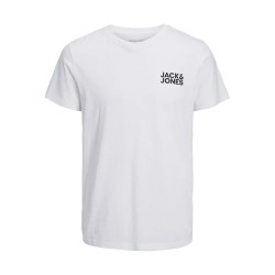 тениска,мъжки,тениски,дамски,тениски,jack,&,jones,corp,logo,short,sleeve,t,shirt,white,(white,small,print)