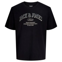 тениска,мъжки,тениски,дамски,тениски,jack,&,jones,denver,logo,short,sleeve,t,shirt,black,(black)