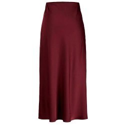 Пола Jack & jones Tine Satin JJXX long skirt - Red (Winetasting) пола,дамски,поли,и,рокли,jack,&,jones,tine,satin,jjxx,long,skirt,red,(winetasting)