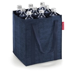 Пазарска чанта Reisenthel Bottlebag Shopper Bag - Blue (Twist Navy) пазарска,чанта,всички,чанти,reisenthel,bottlebag,shopper,bag,blue,(twist,navy)