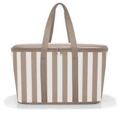 Пазарска чанта Reisenthel Cooler Shopper Bag - Brown (Summerstripes Coffee) пазарска,чанта,всички,чанти,reisenthel,cooler,shopper,bag,brown,(summerstripes,coffee)