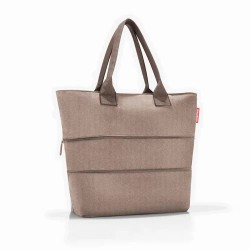 Пазарска чанта Reisenthel Extensible e1 Shopper Bag - Brown (Herringbone Mokka) пазарска,чанта,всички,чанти,reisenthel,extensible,e1,shopper,bag,brown,(herringbone,mokka)
