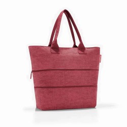 Пазарска чанта Reisenthel Extensible e1 Shopper Bag - Red (Twist Maroon) пазарска,чанта,всички,чанти,reisenthel,extensible,e1,shopper,bag,red,(twist,maroon)
