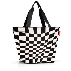 Пазарска чанта Reisenthel M Shopper Bag - White / Black (Op-Art) пазарска,чанта,всички,чанти,reisenthel,m,shopper,bag,white,black,(op,art)