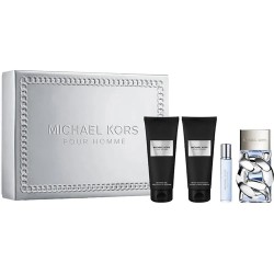 Michael kors Pour Homme EDP 100 ml + 100 ml + 100 ml + EDP 10 ml-Giftset eau de parfum - Clear / Black (Black / Silver) мъжки,парфюми,michael,kors,pour,homme,edp,100,ml,+,100,ml,+,100,ml,+,edp,10,ml,giftset,eau,de,parfum,clear,black,(black,silver)