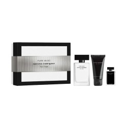 Narciso rodriguez Pure Musc EdP 50 ml + 50 ml + For Her EdT 7.5 ml eau de parfum - Clear (White / Black) дамски,парфюми,narciso,rodriguez,pure,musc,edp,50,ml,+,50,ml,+,for,her,edt,7.5,ml,eau,de,parfum,clear,(white,black)
