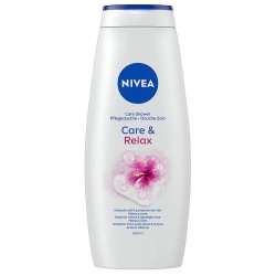 Nivea Care & Relax 650 ml Shower Gel - Clear (Blue / White) хигиена,тяло,nivea,care,&,relax,650,ml,shower,gel,clear,(blue,white)
