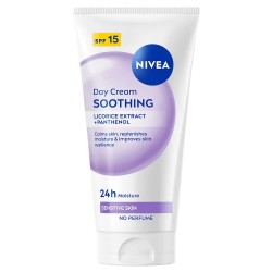 ексфолианти,nivea,essentials,sensitive,spf,15,50,ml,face,cream,clear,(white,pink)