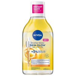 Nivea Skin Glow 400 ml micellar water - Transparent / Pink ексфолианти,nivea,skin,glow,400,ml,micellar,water,transparent,pink