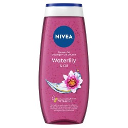 Nivea Water Lily & Oil 250ml Shower Gel - Pink (Purple / White) хигиена,тяло,nivea,water,lily,&,oil,250ml,shower,gel,pink,(purple,white)
