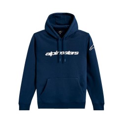 Суичър Alpinestars Race Wordmark hoodie - Blue (Navy / White) суичър,мъжки,пуловери,alpinestars,race,wordmark,hoodie,blue,(navy,white)