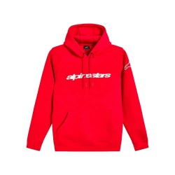 Суичър Alpinestars Race Wordmark hoodie - Red (Red / White) суичър,мъжки,пуловери,alpinestars,race,wordmark,hoodie,red,(red,white)