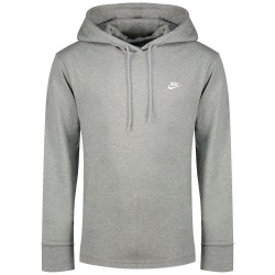 Суичър Nike Sportswear Club hoodie - Grey (Dk Grey Heather / Lt Smoke Grey / White) суичър,мъжки,пуловери,nike,sportswear,club,hoodie,grey,(dk,grey,heather,lt,smoke,grey,white)