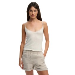 потник,дамски,топове,superdry,athletic,essentials,v,neck,pointelle,cami,sleeveless,top,white,(desert,bone,off,white)