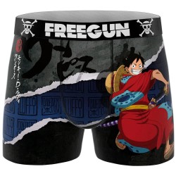 боксерки,мъжко,бельо,freegun,one,piece,luffy,boxers,multicolor,(black,white)