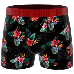 боксерки,мъжко,бельо,freegun,tropical,boxers,black,(red)