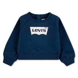 Блуза Levi´s ® Floral Batwing Crew sweatshirt - Blue (Big Dipper) блуза,детски,блузи,levi´s,®,floral,batwing,crew,sweatshirt,blue,(big,dipper)