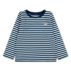 Тениска Levi´s ® Stripe long sleeve T-shirt - Blue (Big Dipper) тениска,мъжки,тениски,дамски,тениски,levi´s,®,stripe,long,sleeve,t,shirt,blue,(big,dipper)