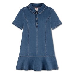 Рокля Levi´s ® Tiered dress - Blue (Drew Me In) рокля,дамски,поли,и,рокли,levi´s,®,tiered,dress,blue,(drew,me,in)