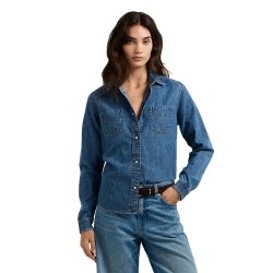 риза,с,дълъг,ръкав,дамски,ризи,мъжки,ризи,pepe,jeans,abbey,authentic,long,sleeve,shirt,blue,(denim)