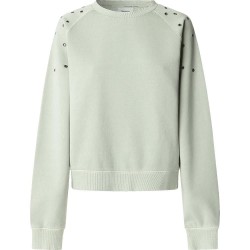 Блуза Pepe jeans Babu sweatshirt - Green (Sage Green) блуза,дамски,блузи,pepe,jeans,babu,sweatshirt,green,(sage,green)