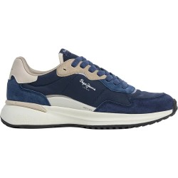 Маратонки Pepe jeans Bampton City trainers - Blue (Navy) маратонки,мъжки,маратонки,дамски,маратонки,pepe,jeans,bampton,city,trainers,blue,(navy)
