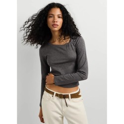 Тениска Pepe jeans Barna long sleeve T-shirt - Grey (Granite Grey) тениска,мъжки,тениски,дамски,тениски,pepe,jeans,barna,long,sleeve,t,shirt,grey,(granite,grey)