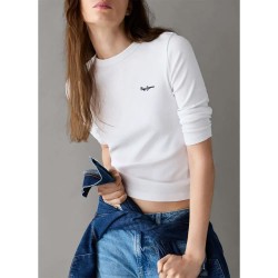 тениска,мъжки,тениски,дамски,тениски,pepe,jeans,betina,long,sleeve,t,shirt,white,(white)