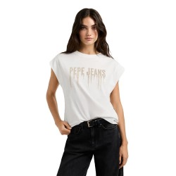 тениска,мъжки,тениски,дамски,тениски,pepe,jeans,carina,short,sleeve,t,shirt,white,(mousse,white)