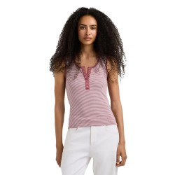 тениска,мъжки,тениски,дамски,тениски,pepe,jeans,cecilia,sleeveless,t,shirt,pink,(dark,blush,pink)