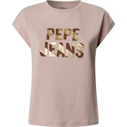 Тениска Pepe jeans Catalina short sleeve T-shirt - Pink (Cloudy Pink) тениска,мъжки,тениски,дамски,тениски,pepe,jeans,catalina,short,sleeve,t,shirt,pink,(cloudy,pink)