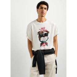 Тениска Pepe jeans Cedon short sleeve T-shirt - White (Off White) тениска,мъжки,тениски,дамски,тениски,pepe,jeans,cedon,short,sleeve,t,shirt,white,(off,white)