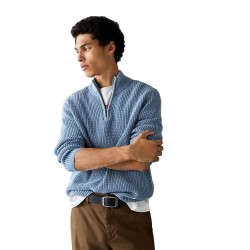 блуза,мъжки,пуловери,дамски,пуловери,pepe,jeans,dorian,half,zip,sweater,blue,(oxford,blue)
