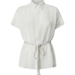 Риза с къс ръкав Pepe jeans Faith short sleeve shirt - White (White) риза,с,къс,ръкав,дамски,ризи,мъжки,ризи,pepe,jeans,faith,short,sleeve,shirt,white,(white)