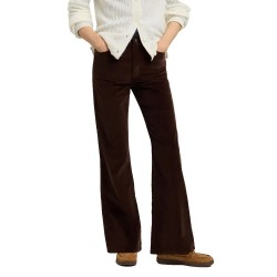 Панталони Pepe jeans Flare Willa Corduroy high waist pants - Brown (Cappuccino Brown) панталони,мъжки,панталони,дамски,панталони,pepe,jeans,flare,willa,corduroy,high,waist,pants,brown,(cappuccino,brown)