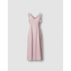 Рокля Pepe jeans Francesca sleeveless midi dress - Pink (Mauve Purple) рокля,дамски,поли,и,рокли,pepe,jeans,francesca,sleeveless,midi,dress,pink,(mauve,purple)